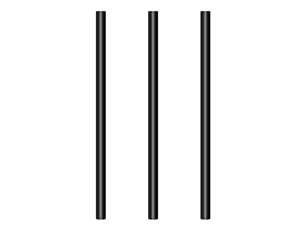 reece Milli Mood Edit Vertical Triple Heated Towel Rail 900 x 38mm Matte Black