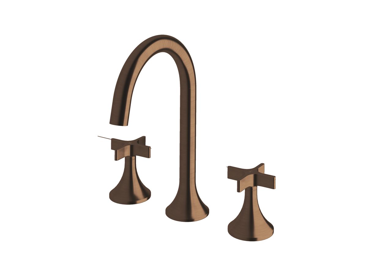 Reece Milli Oria Cross Basin Set PVD Brushed Bronze (5 Star)