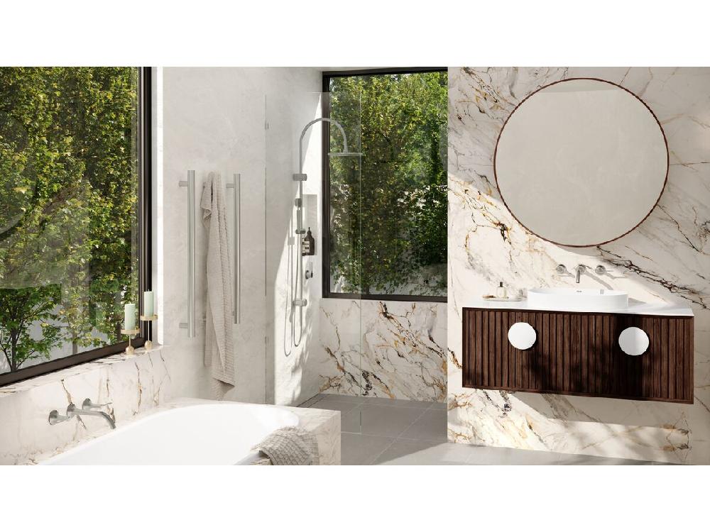 Reece Milli Oria Shower/Bath Wall Mixer PVD Brushed Nickel