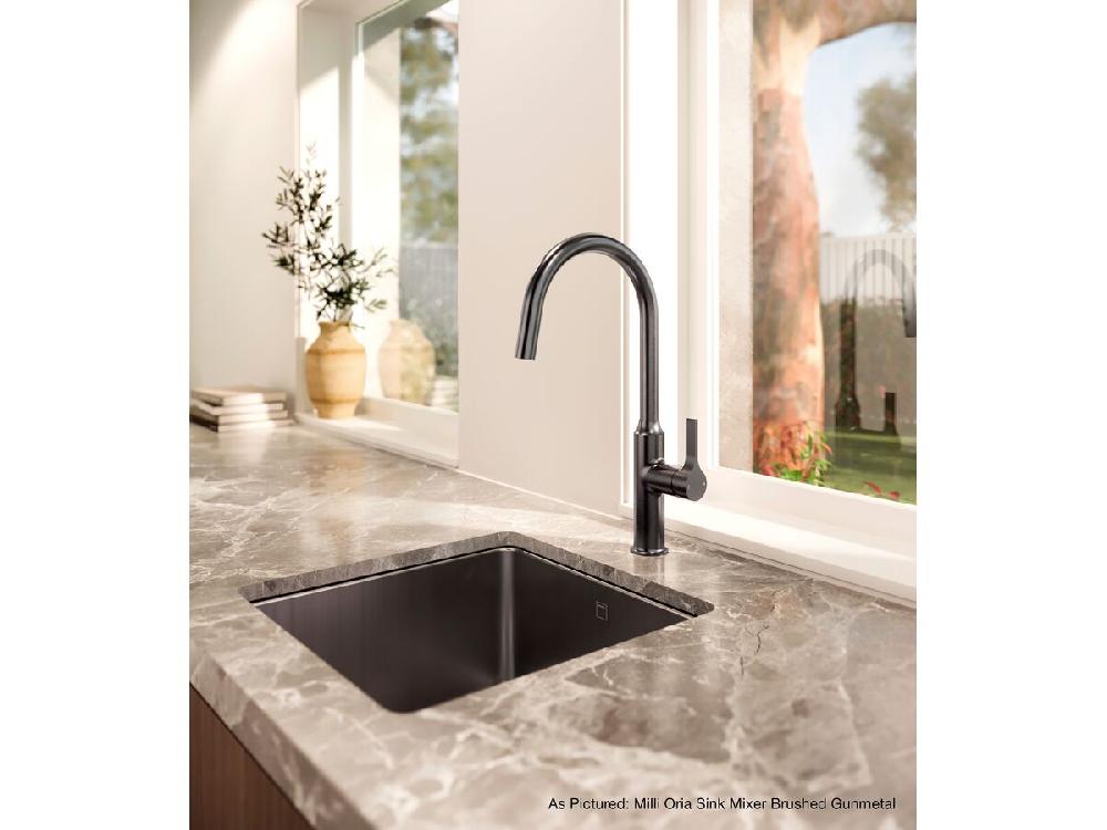 Reece Milli Oria Sink Mixer PVD Brushed Gunmetal (5 Star) Lead Free