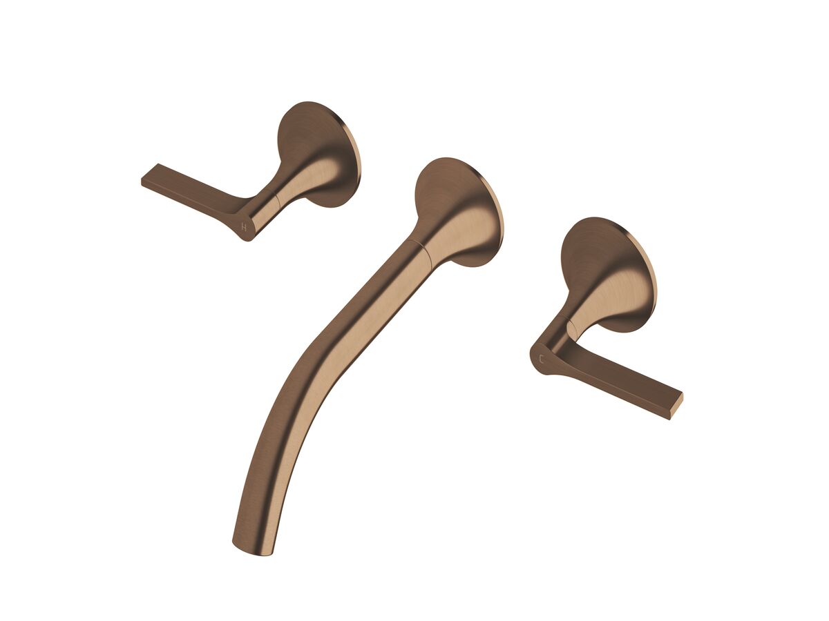 reece Milli Oria Wall Basin Set 215mm PVD Brushed Bronze (5 Star)