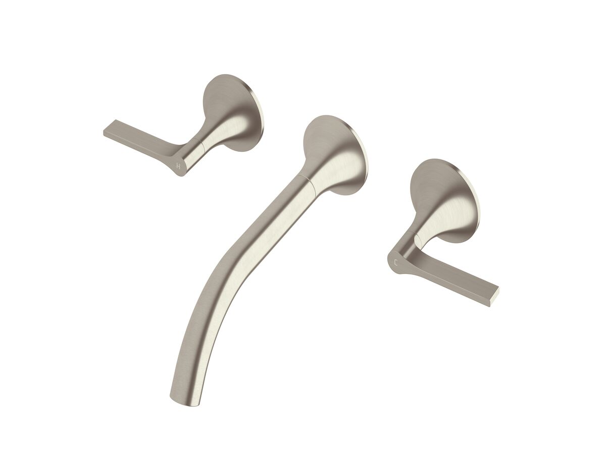 reece Milli Oria Wall Basin Set 215mm PVD Brushed Nickel (5 Star)