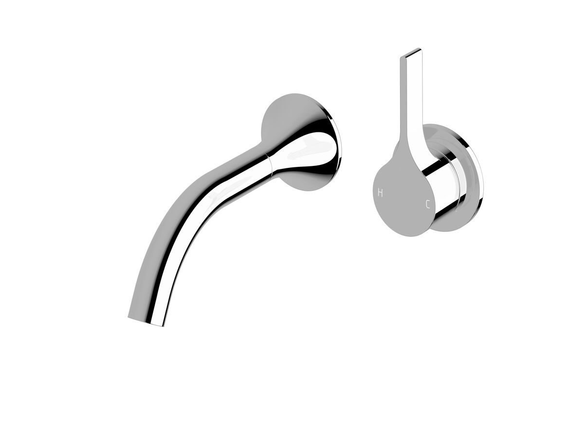 reece Milli Oria Wall Bath Mixer Outlet System 165mm Chrome