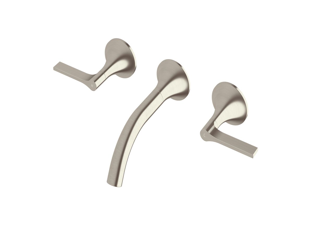 reece Milli Oria Wall Bath Set 165mm PVD Brushed Nickel