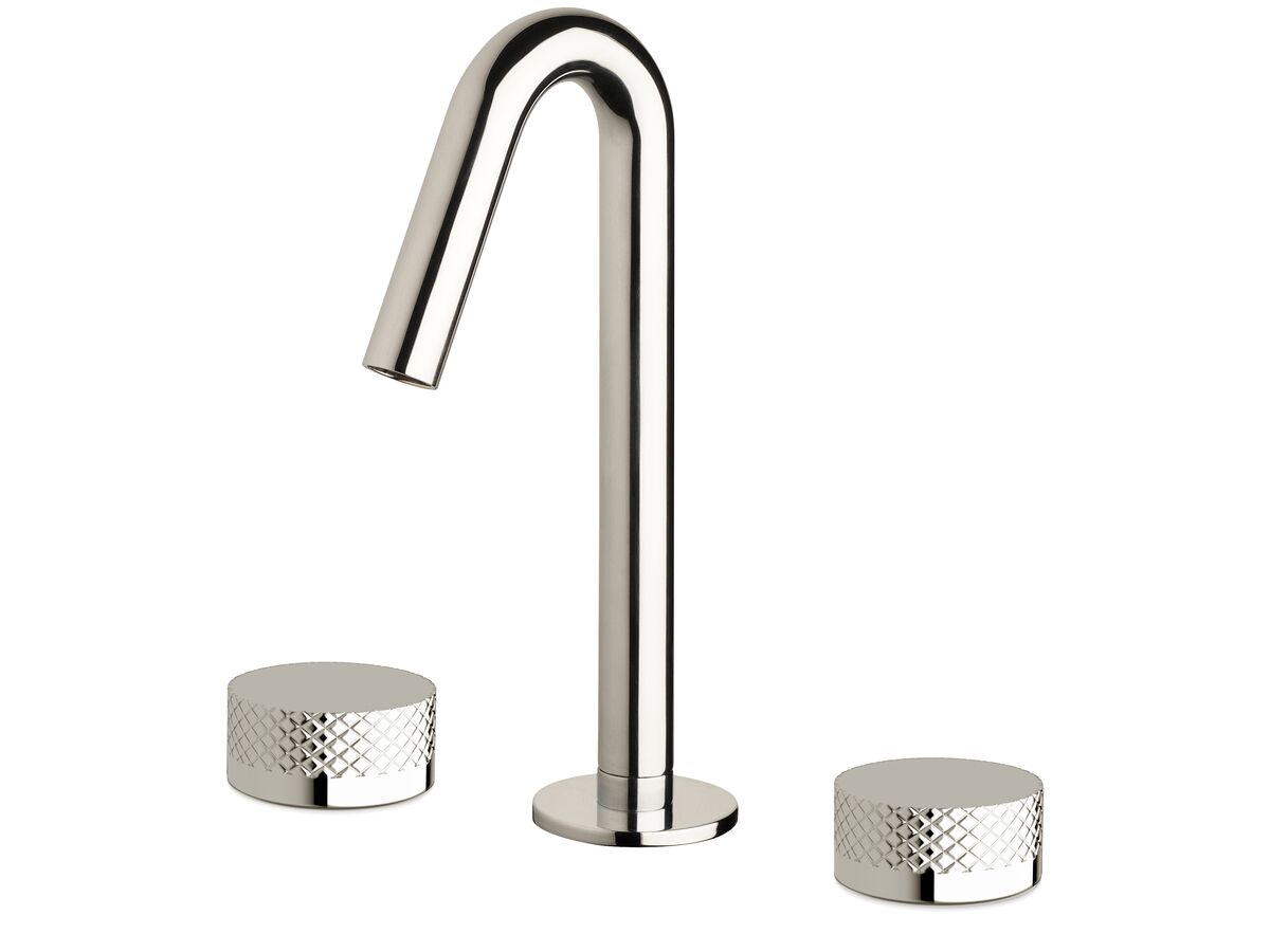 reece Milli Pure Basin Set with Diamond Textured Handles Chrome (5 Star)