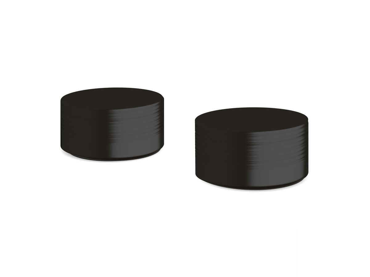 Reece Milli Pure Basin Top Assembly Taps With Cirque Textured Handles PVD Matte Black