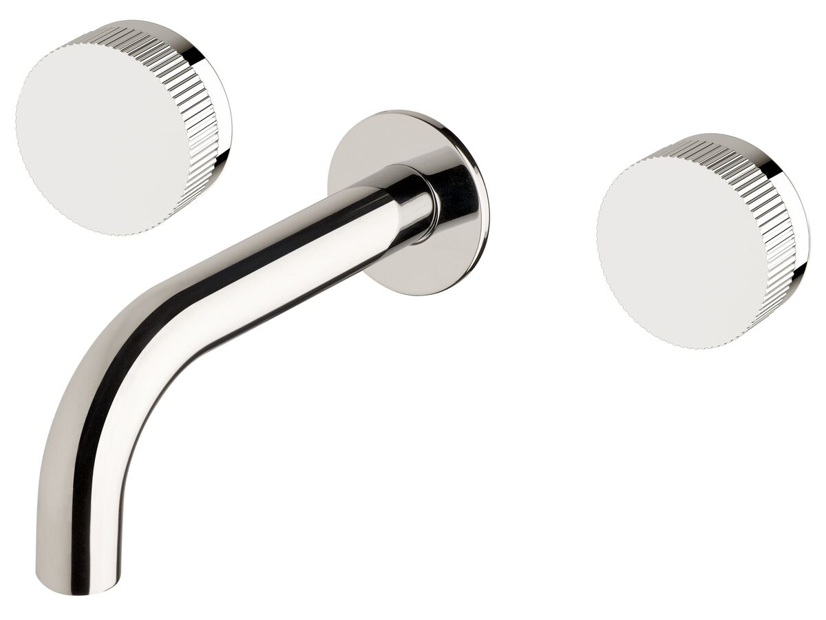 reece Milli Pure Bath Set 160mm with Linear Textured Handles Chrome