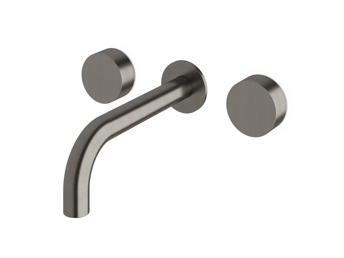 reece Milli Pure Bath Set 200mm PVD Brushed Gunmetal