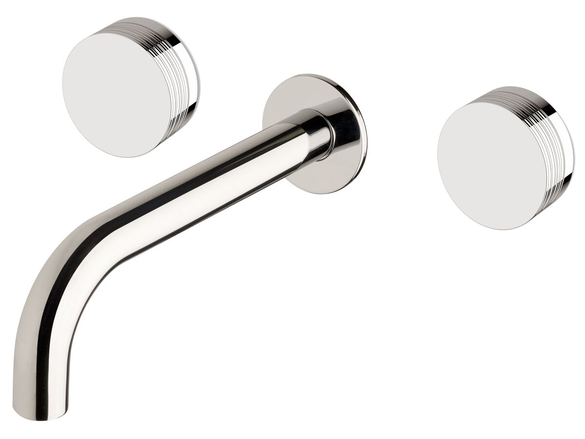 reece Milli Pure Bath Set 200mm with Cirque Textured Handles Chrome