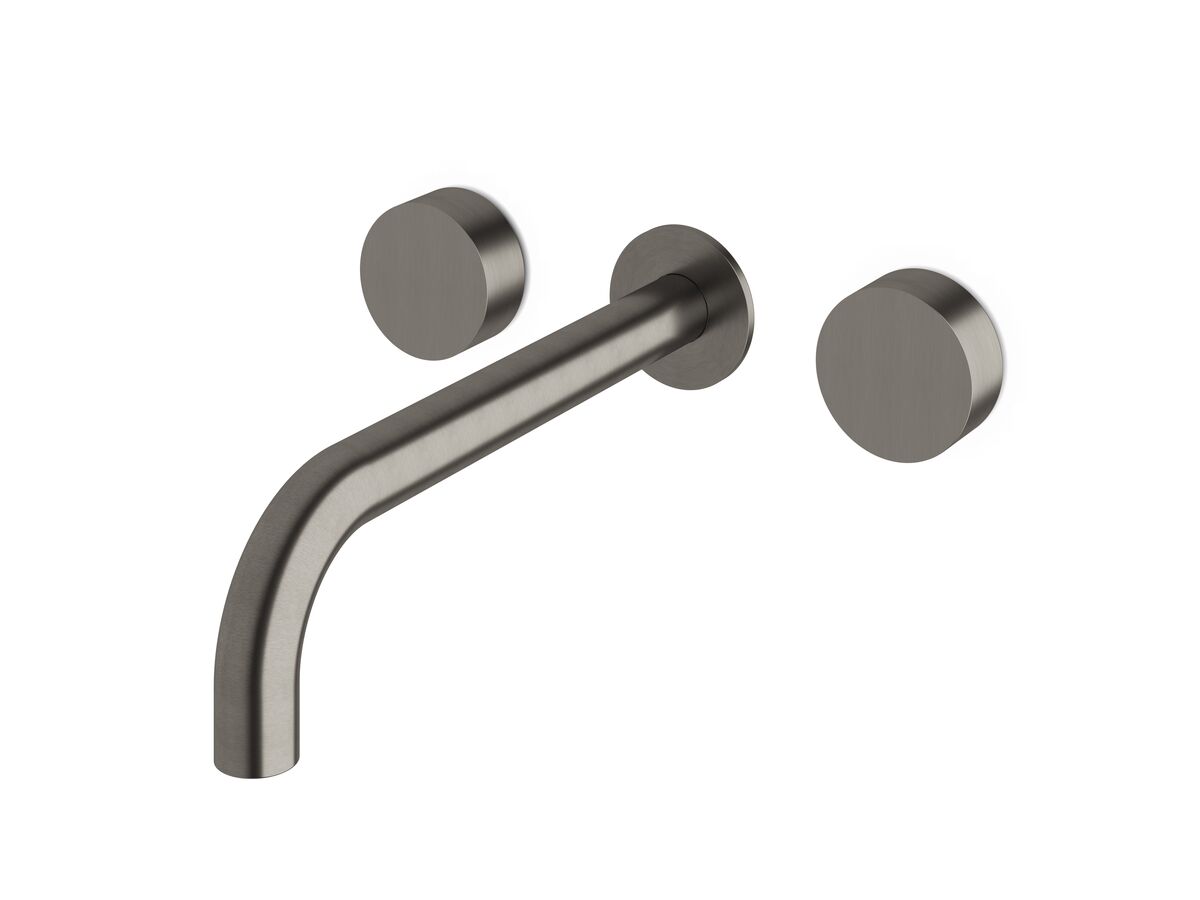 reece Milli Pure Bath Set 250mm PVD Brushed Gunmetal