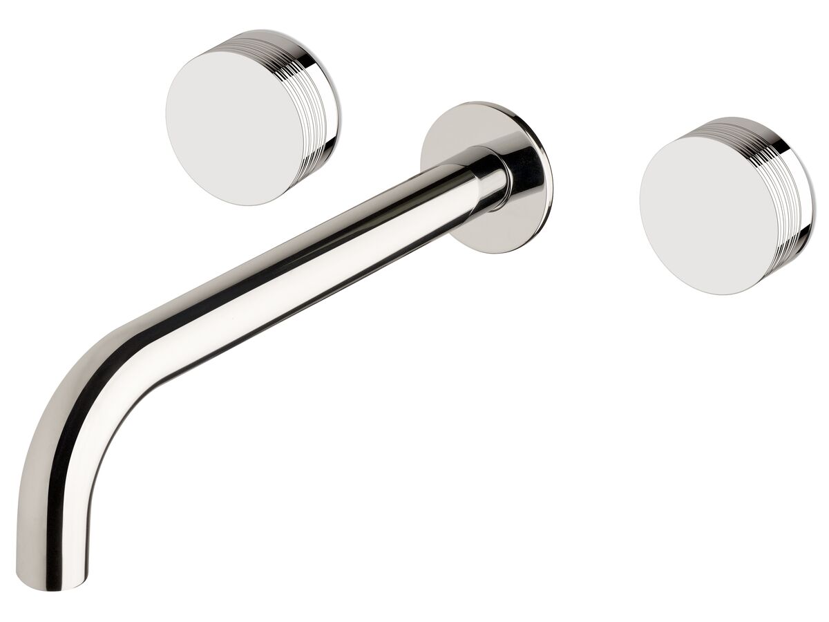 reece Milli Pure Bath Set 250mm with Cirque Textured Handles Chrome