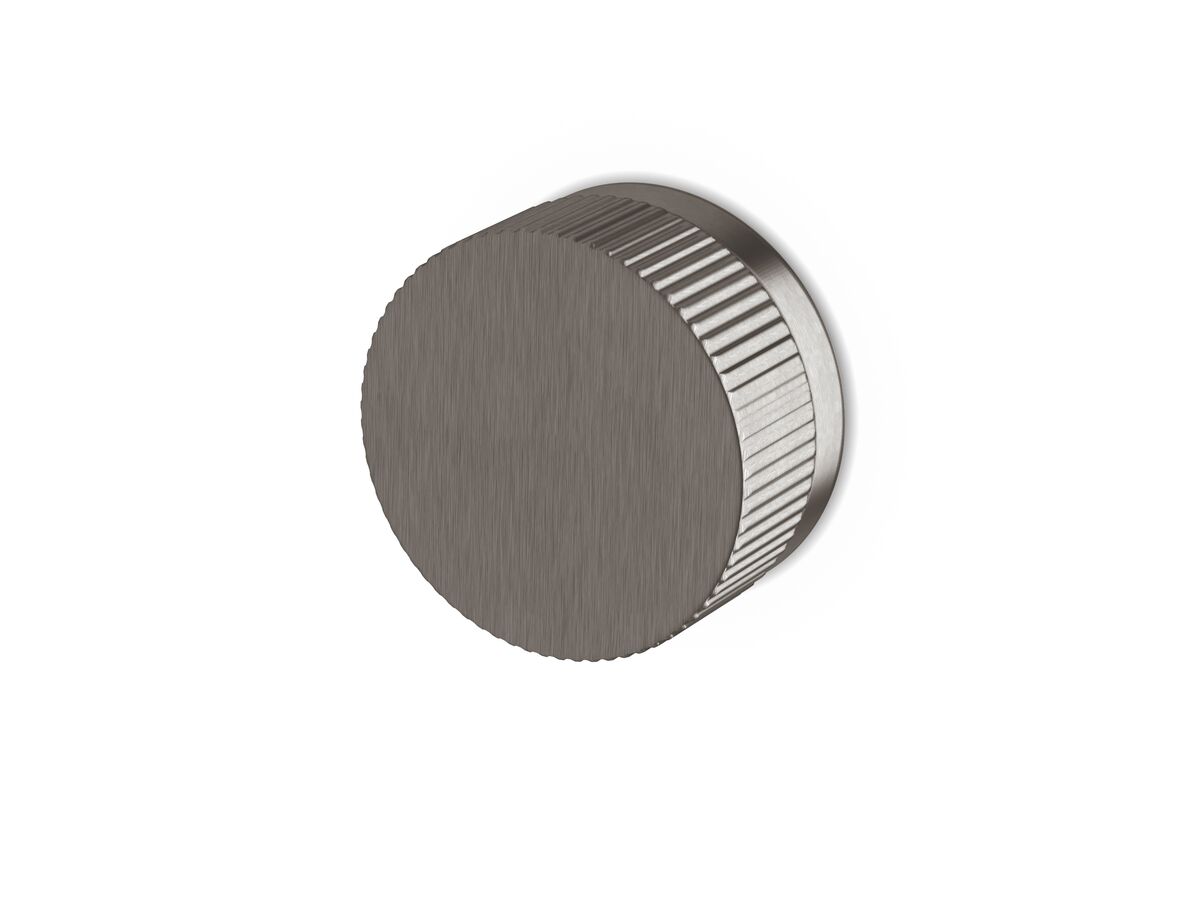 reece Milli Pure Diverter with Linear Textured Handle PVD Brushed Gunmetal