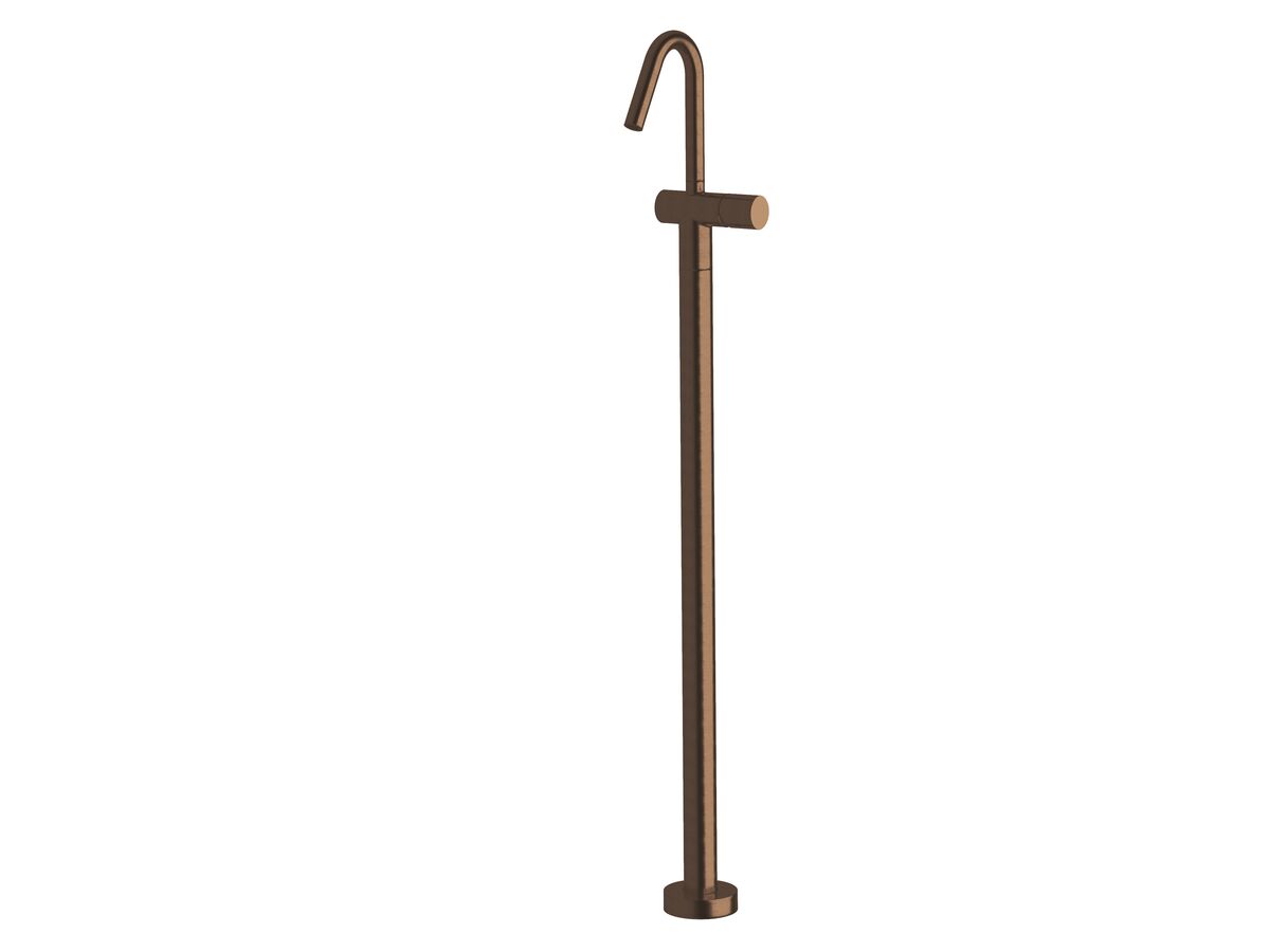 reece Milli Pure Floor Mounted Basin Mixer Tap Trimset PVD Brushed Bronze (5 Star)