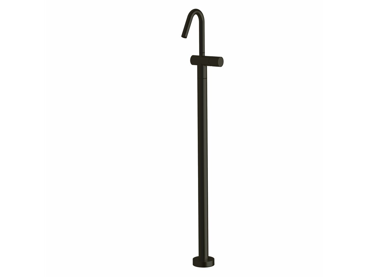 reece Milli Pure Floor Mounted Basin Mixer Tap Trimset PVD Matte Black (5 Star)