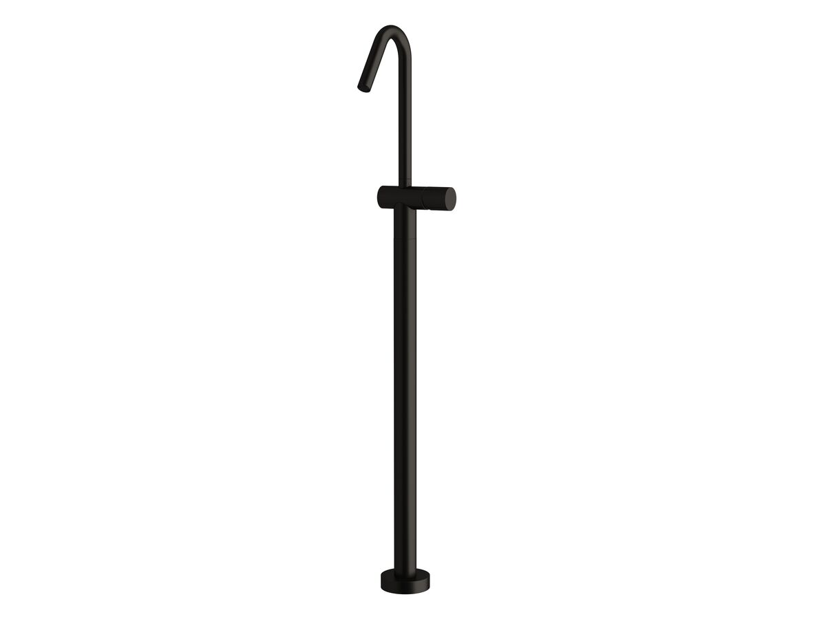reece Milli Pure Floor Mounted Bath Mixer Tap Trimset PVD Matte Black