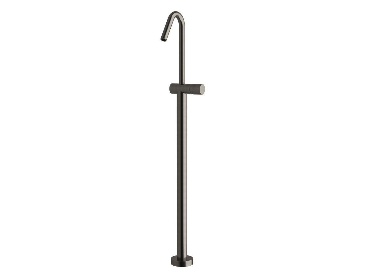 reece Milli Pure Floor Mounted Bath Mixer Tap Trimset PVD Brushed Gunmetal