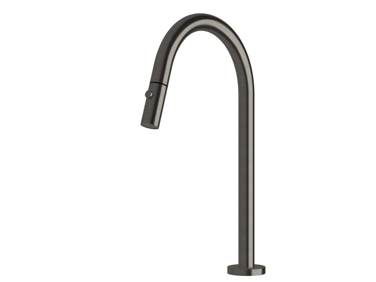 reece Milli Pure Hob Sink Outlet with Pull Out Spray PVD Brushed Gunmetal (4 Star)