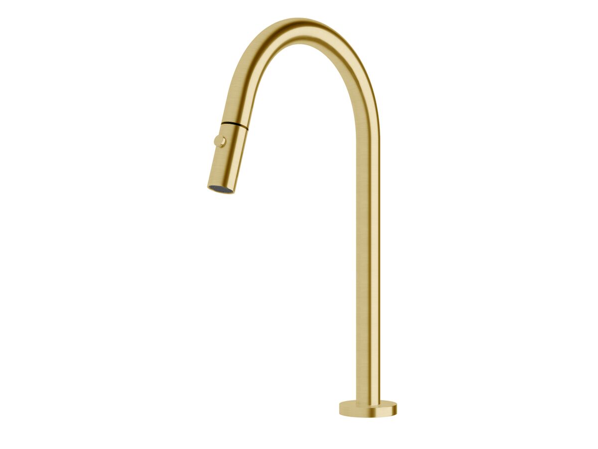 reece Milli Pure Hob Sink Outlet with Pull Out Spray PVD Brushed Gold (4 Star)