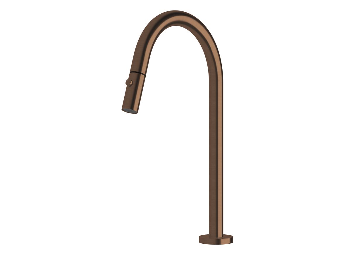 reece Milli Pure Hob Sink Outlet with Pull Out Spray PVD Brushed Bronze (4 Star)