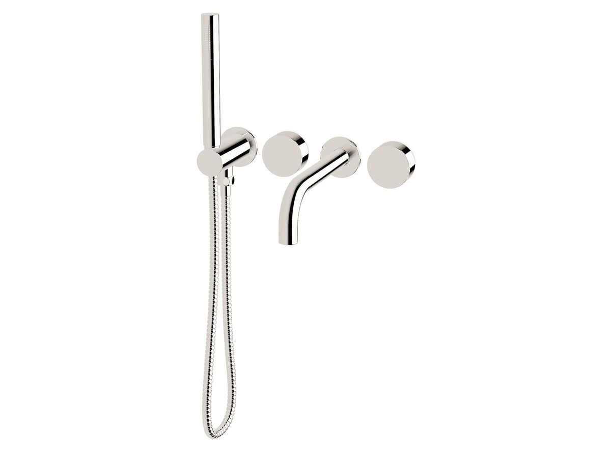 reece Milli Pure Progressive Bath Mixer Tap System 160mm with Handshower Right Hand Chrome (3 Star)