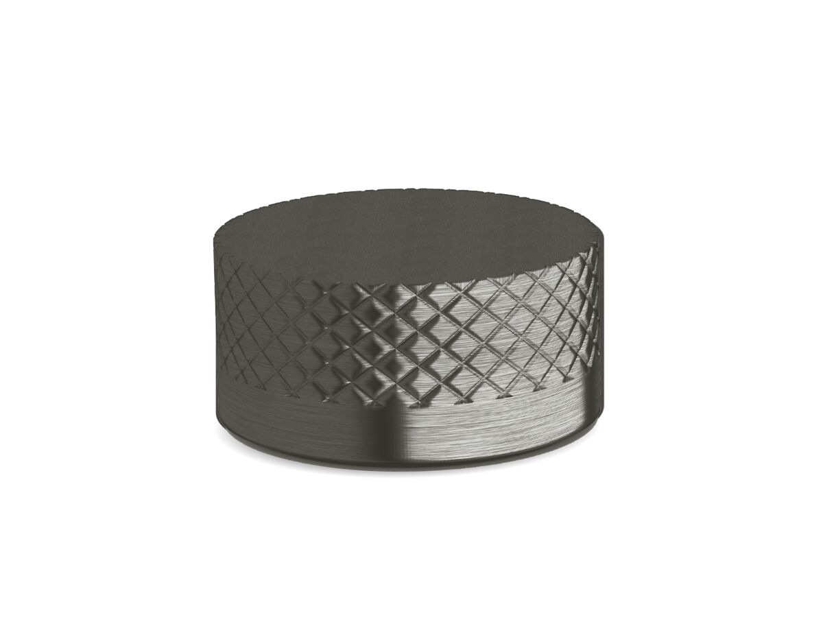 reece Milli Pure Progressive Hob Mixer Tap with Diamond Textured Handle PVD Brushed Gunmetal