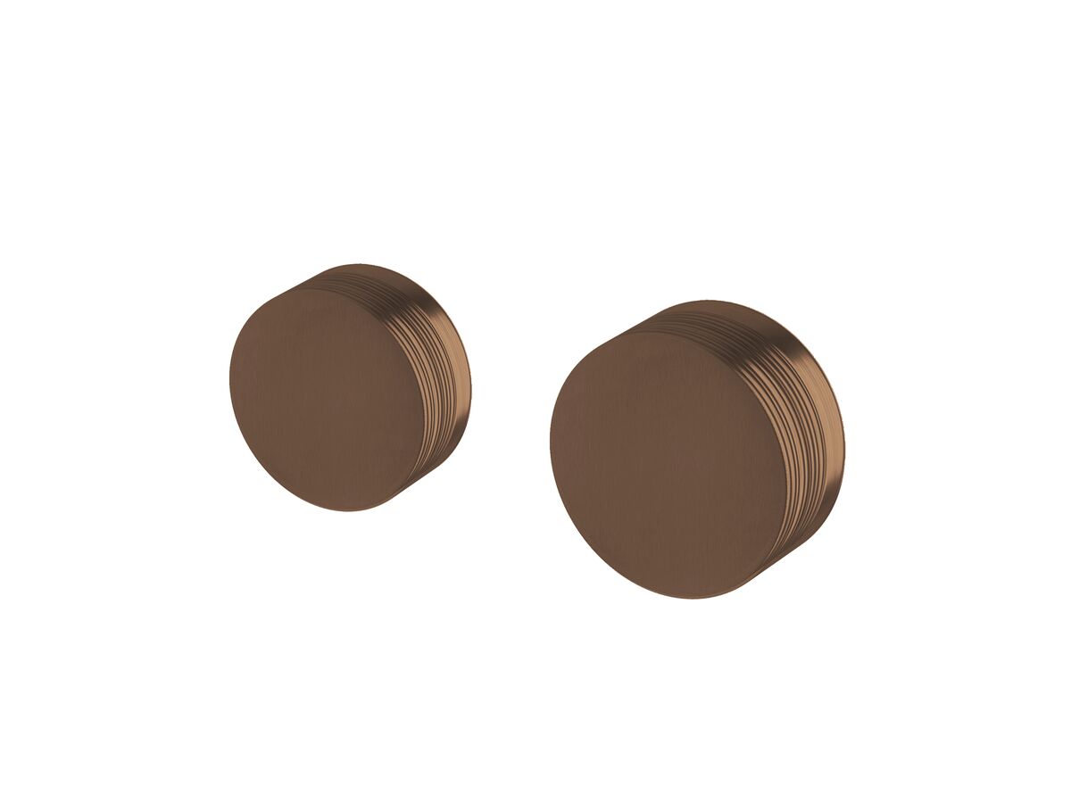 reece Milli Pure Progressive Mixer Tap Diverter System Right Hand with Cirque Textured Handle Right Hand PVD Brushed Bronze