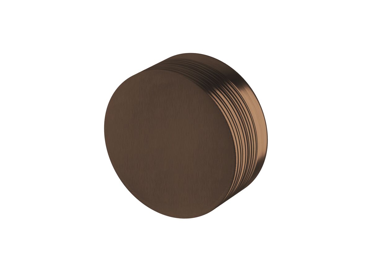 reece Milli Pure Progressive Shower/Bath Mixer Tap with Cirque Textured Handle PVD Brushed Bronze