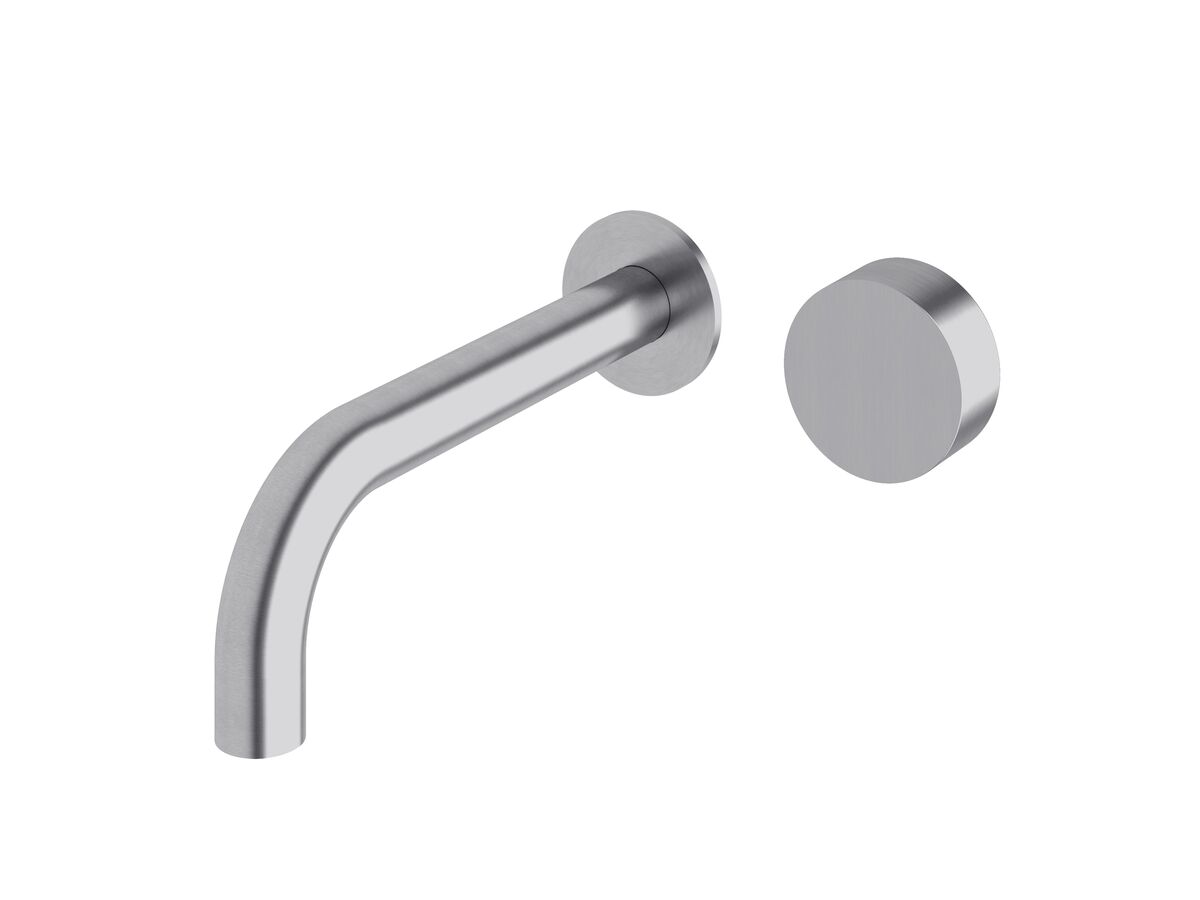 reece Milli Pure Progressive Wall Basin Mixer Tap System 200mm Satin Chrome (3 Star)