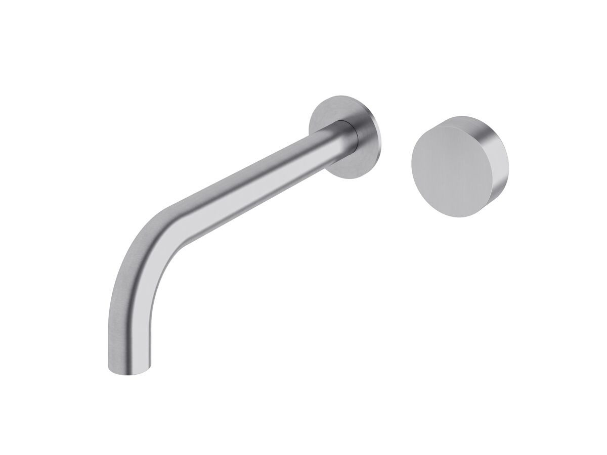 reece Milli Pure Progressive Wall Bath Mixer Tap System 250mm Satin Chrome