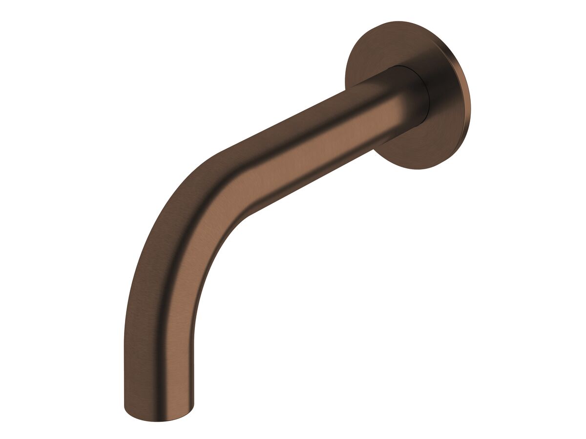 reece Milli Pure Wall Basin Outlet 160mm PVD Brushed Bronze (3 Star)