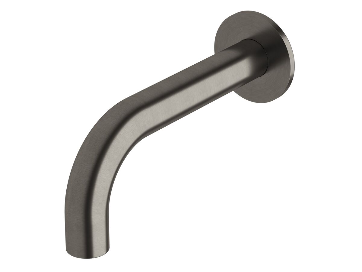 reece Milli Pure Wall Basin Outlet 160mm PVD Brushed Gunmetal (3 Star)