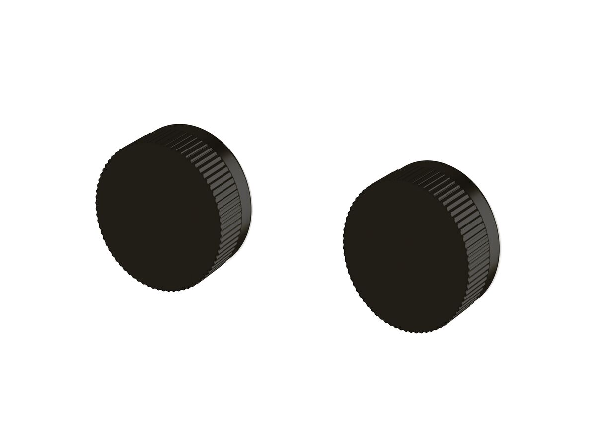 Reece Milli Pure Wall Top Assembly Taps With Linear Textured Handles PVD Matte Black