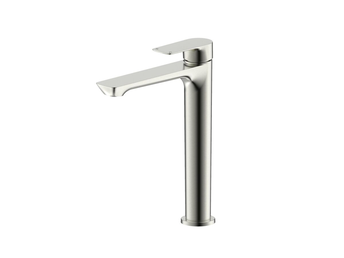 reece Milli Trace Extended Basin Mixer Tap Brushed Nickel (6 Star) Lead Free