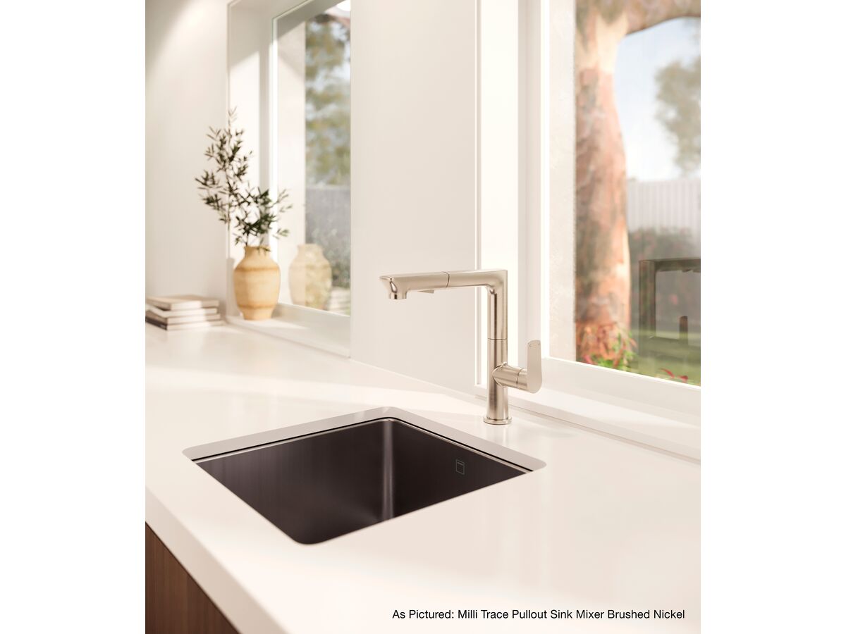 Reece Milli Trace Pull Out Sink Mixer Brushed Nickel (5 Star) Lead Free