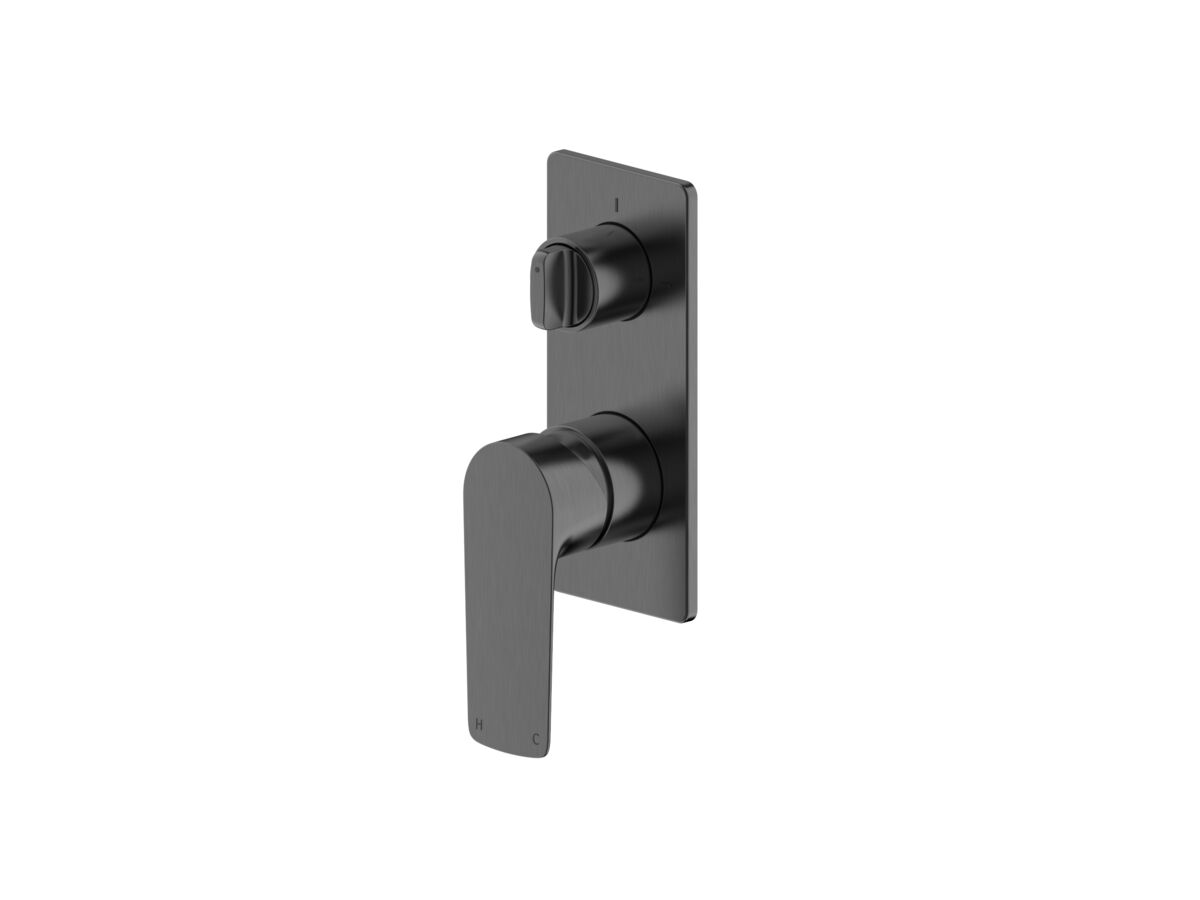 reece Milli Trace Shower Mixer with Diverter Brushed Gunmetal