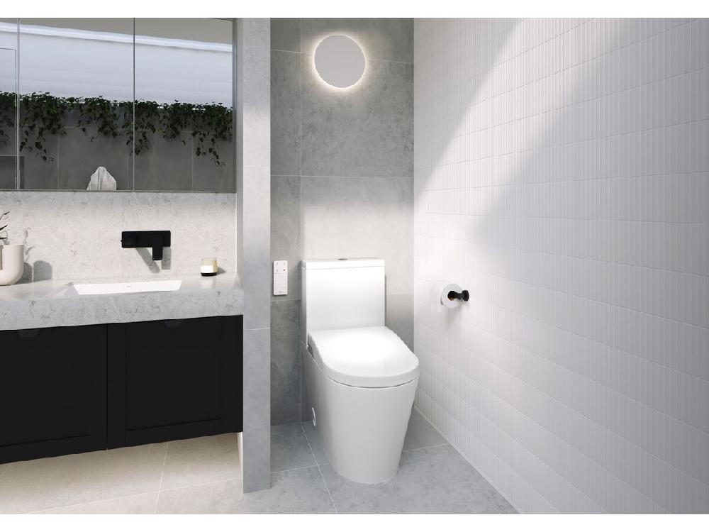 Reece Milli Trace Wall Basin Mixer Set Matte Black (5 Star)