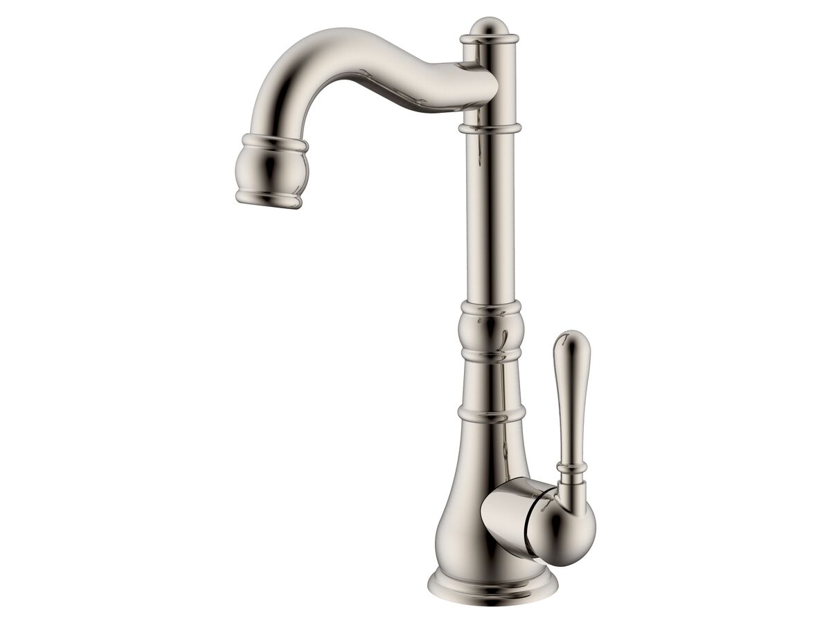 reece Milli Voir English Basin Mixer Tap Brushed Nickel (4 Star)