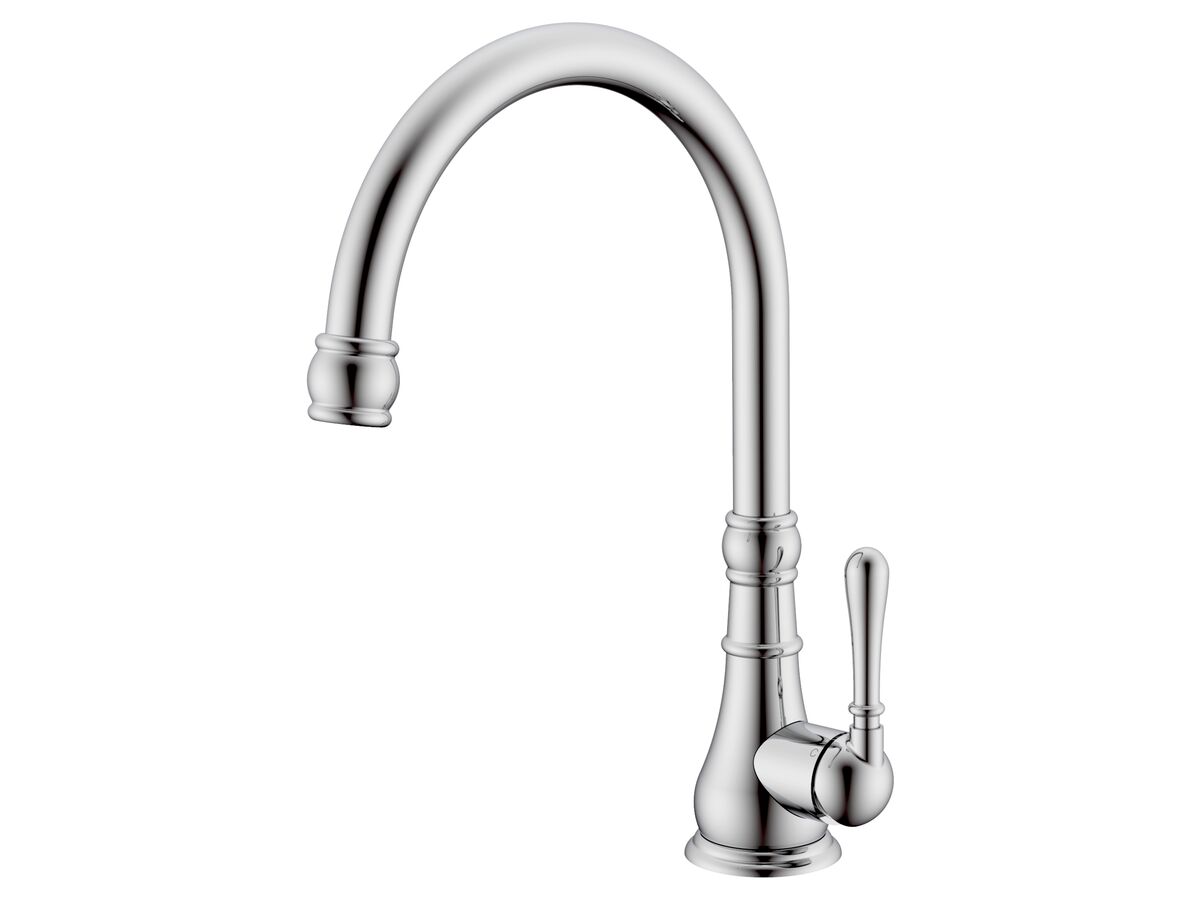 reece Milli Voir Gooseneck Sink Mixer Large Chrome (4 Star) Lead Free
