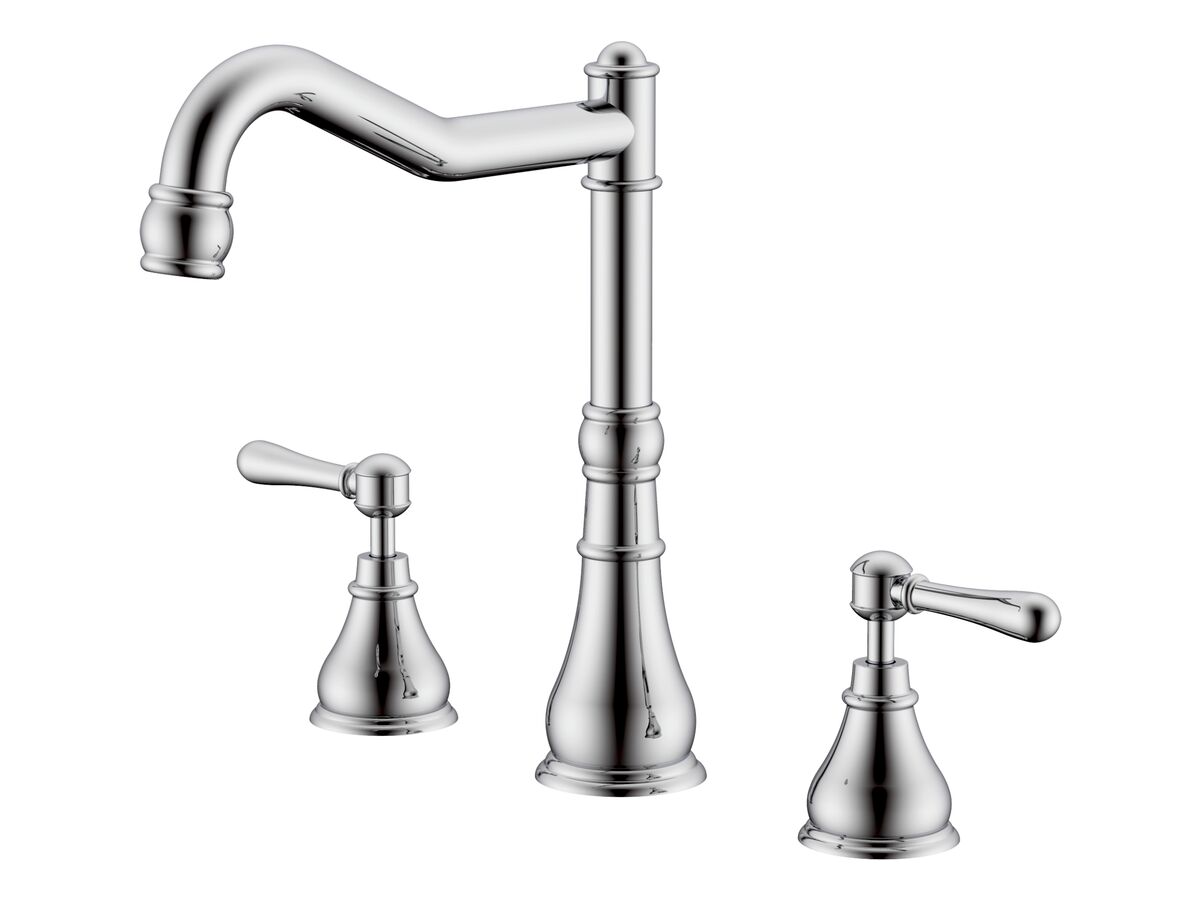 reece Milli Voir Hob English Sink / Spa Set Lever Handles Chrome (4 Star) Lead Free