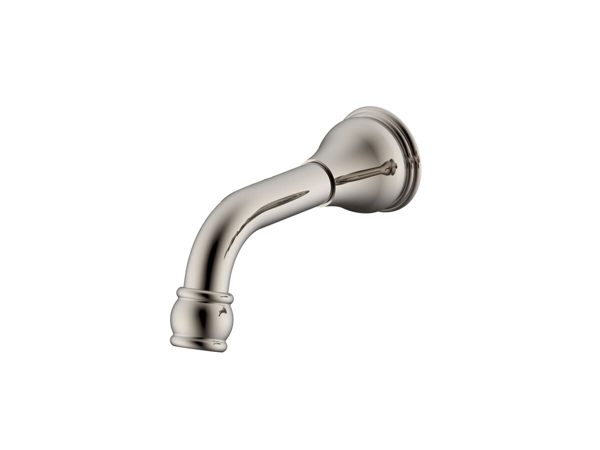 reece Milli Voir Wall Bath Outlet 150mm Brushed Nickel