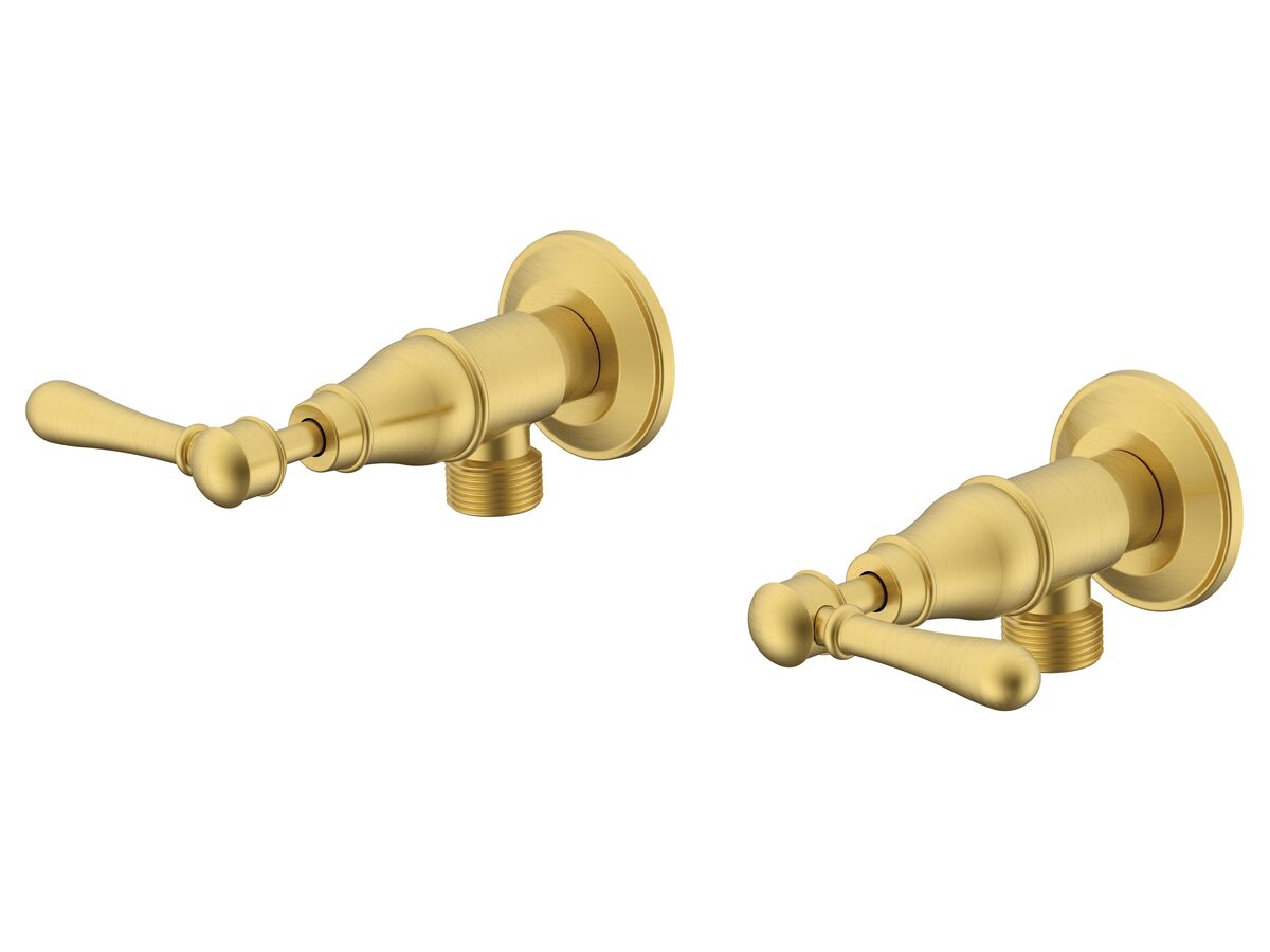 reece Milli Voir Washing Machine Stops Lever Brushed Gold