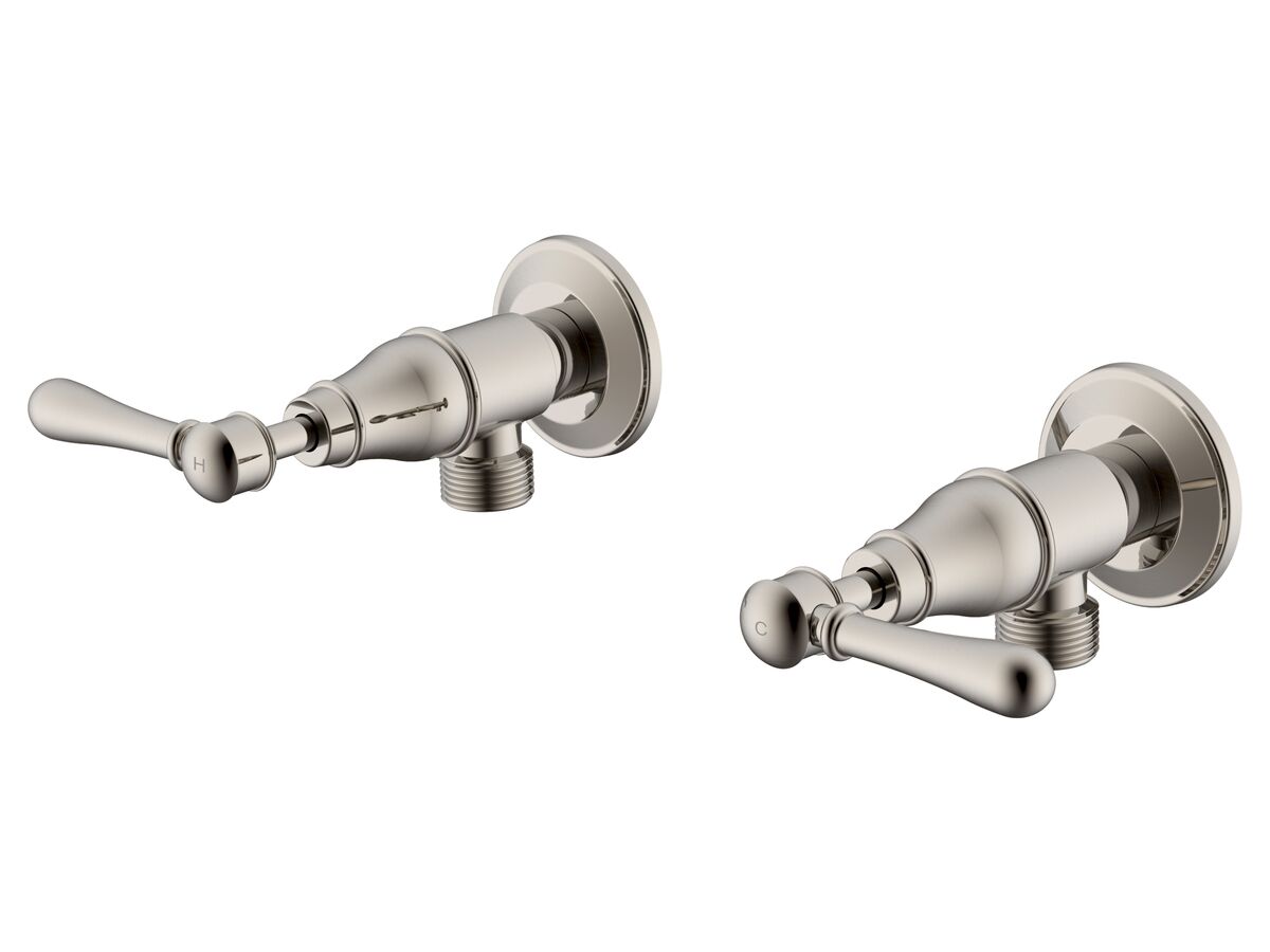 reece Milli Voir Washing Machine Stops Lever Brushed Nickel