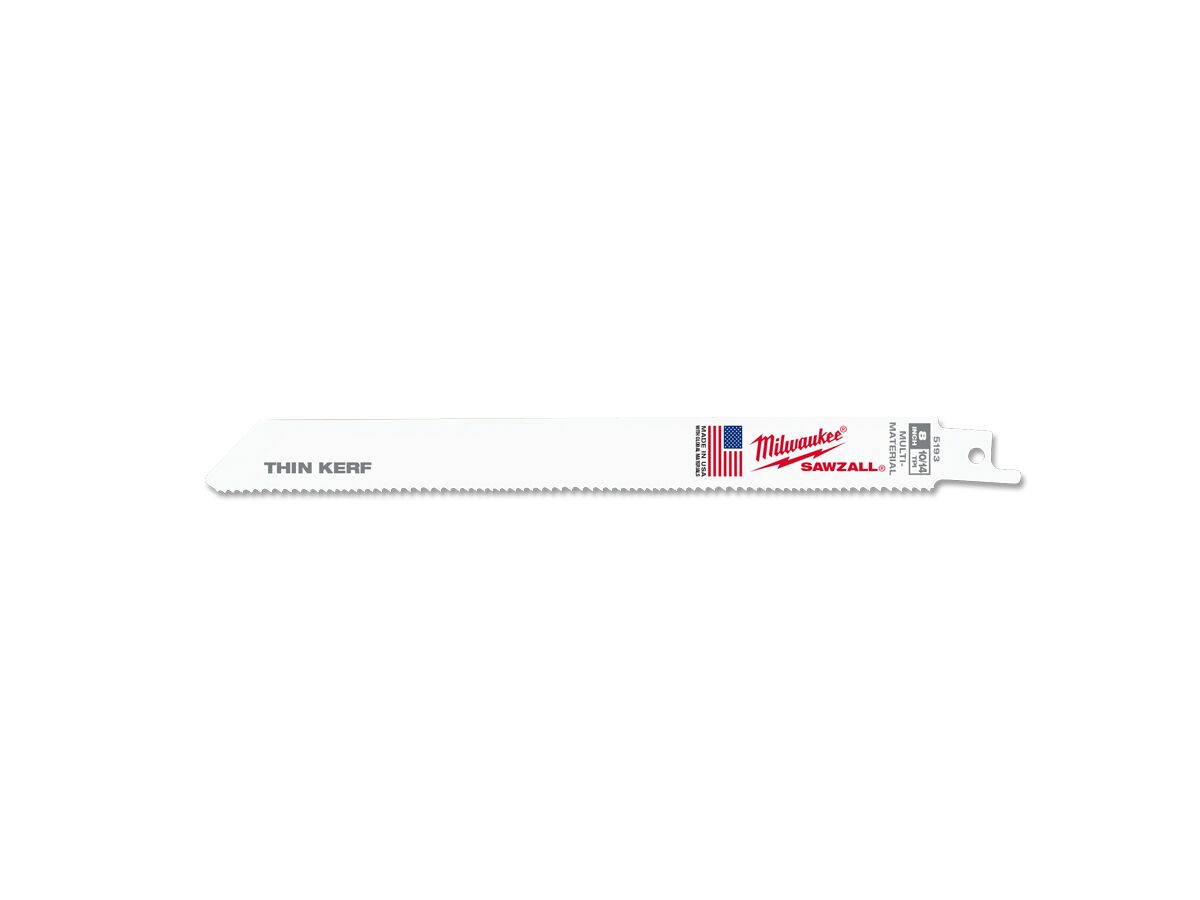 reece Milwaukee 200mm 10/14 TP1 Sawzall Blades (5 Pack)