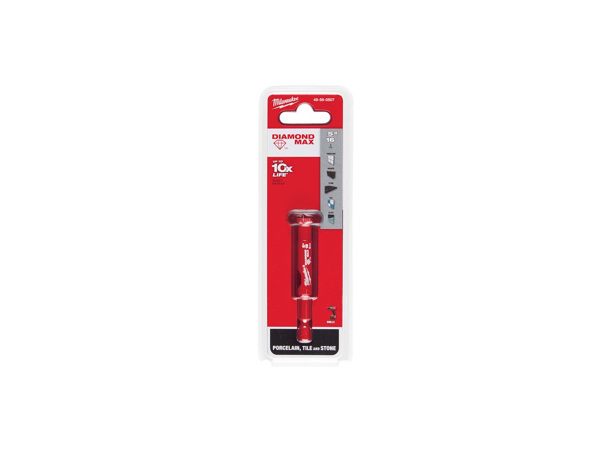 Reece Milwaukee Diamond Max Diamond Grit One- Piece Hole Saw 8mm 5/16"