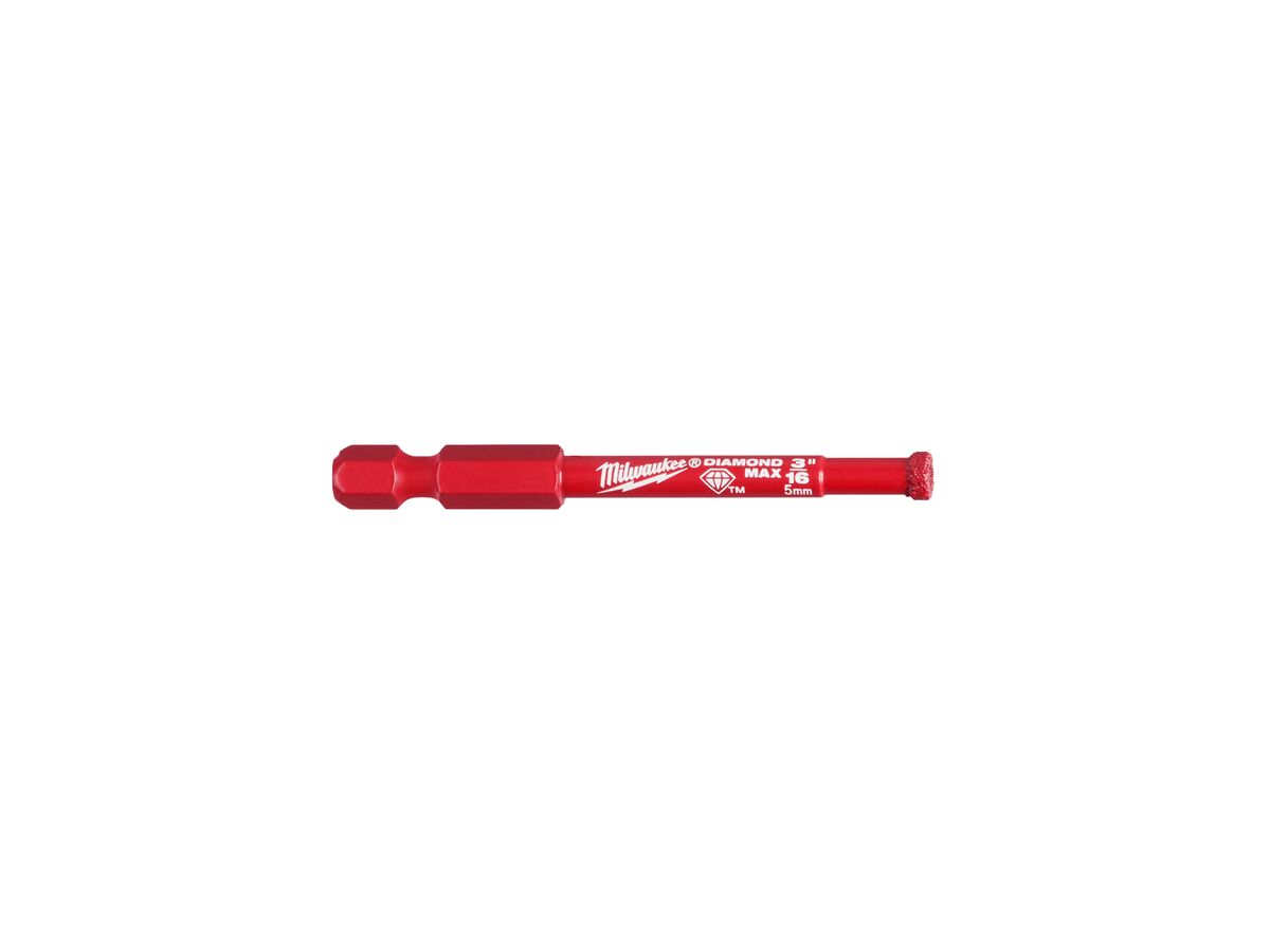 reece Milwaukee Diamond Max Diamond Grit One- Piece Hole Saw 5mm 3/16"