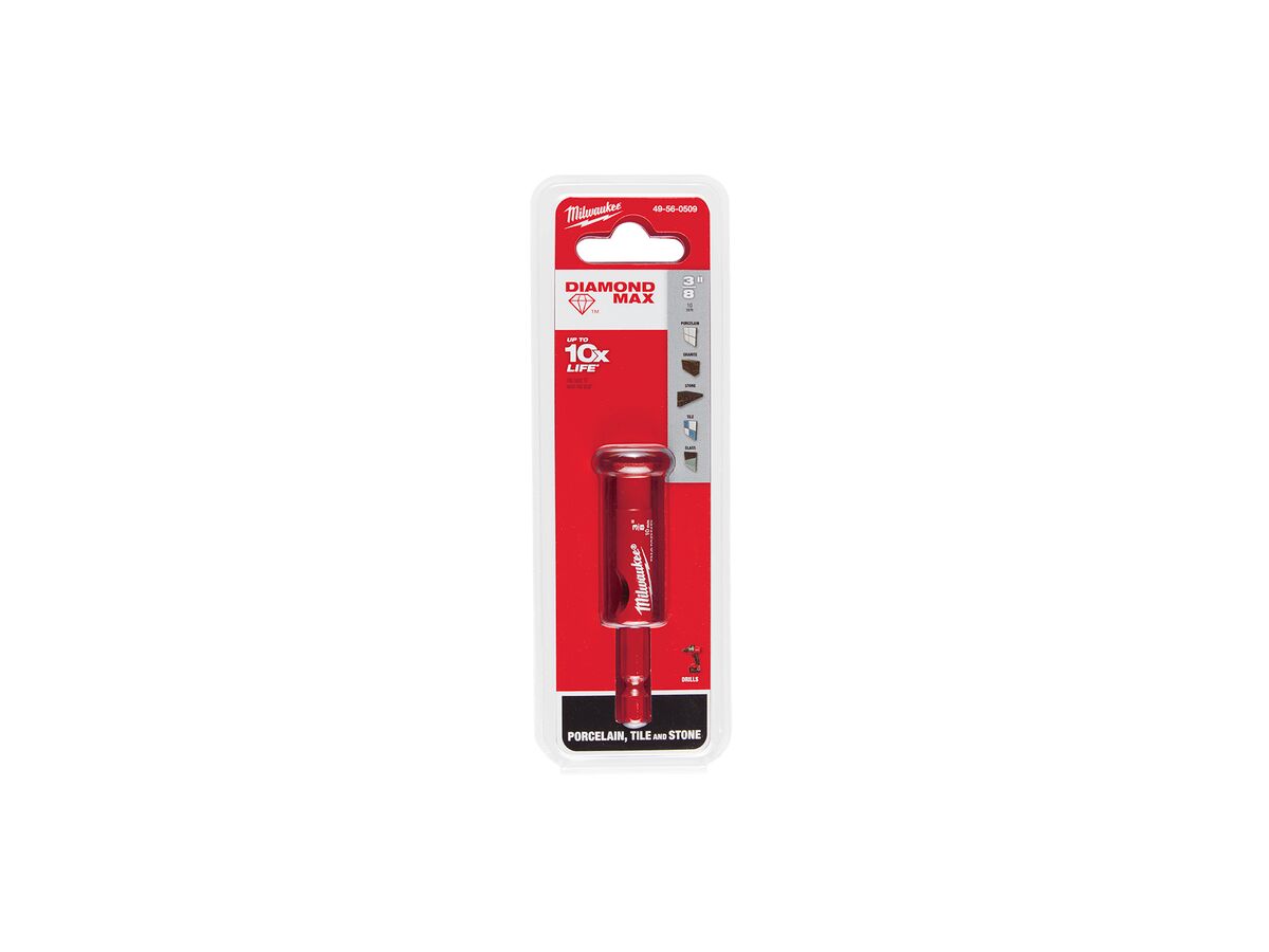 Reece Milwaukee Diamond Max Diamond Grit One- Piece Hole Saw 10mm 3/8"
