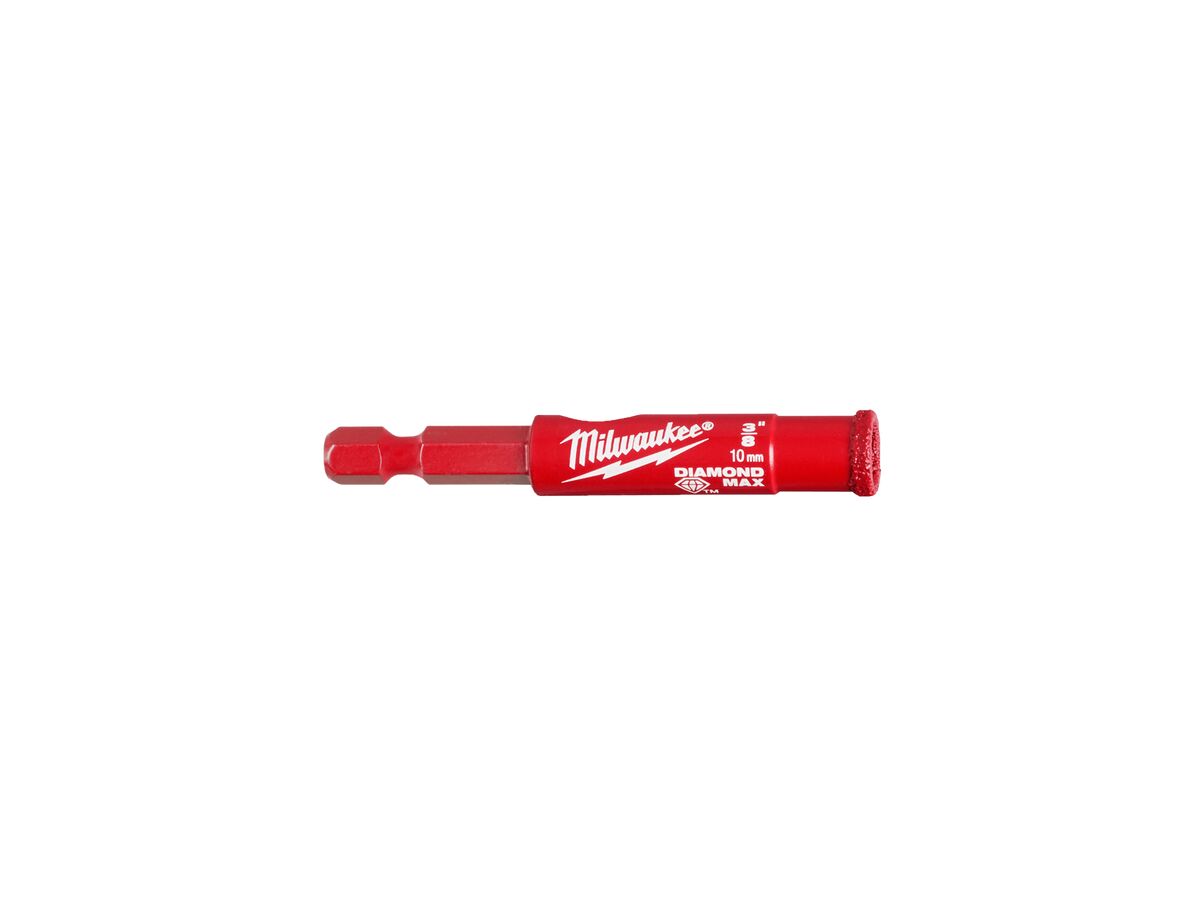 reece Milwaukee Diamond Max Diamond Grit One- Piece Hole Saw 10mm 3/8"