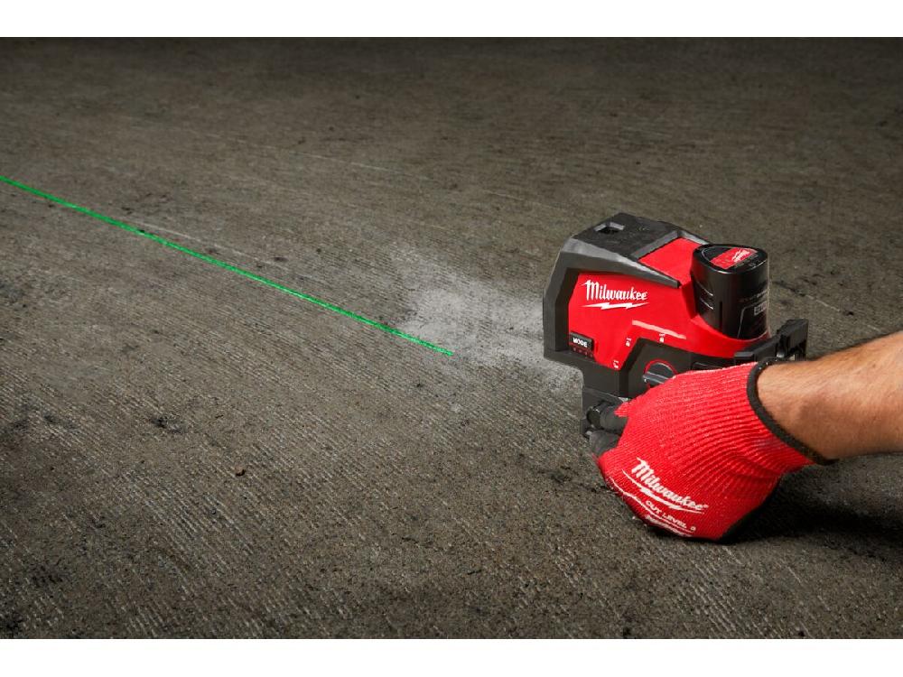 Reece Milwaukee M12 Cross Line + 2 Plumb Laser (Tool Only)