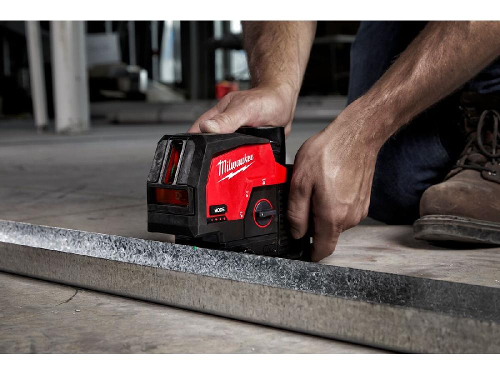 Reece Milwaukee M12 Cross Line + 2 Plumb Laser (Tool Only)