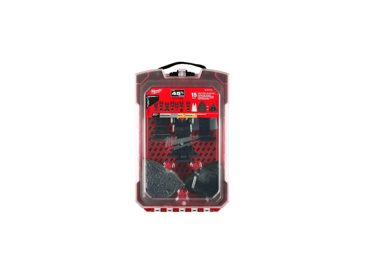 Reece Milwaukee OPEN - LOK 15 Piece Multi - Tool Blade Set